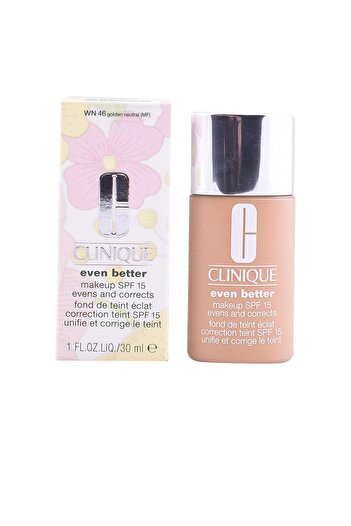 Clinique Fond de ten pentru ten mixt si gras EVEN BETTER WN46 golden neutral 30 ml