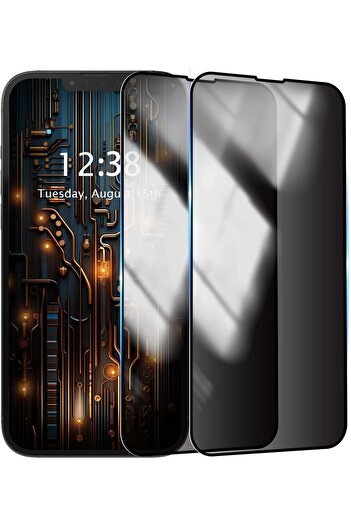 Nezih Case Xiaomi Mi 14T-Mİ 14T Pro Uyumlu 5d Privacy (HAYALET) Cam Ekran Koruyucu Siyah