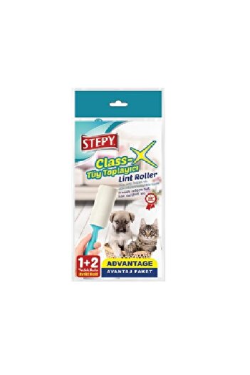 STEPY Class Lint Collector 1+2 Roll 50 Sheets + 2 Refills X 2 Sets