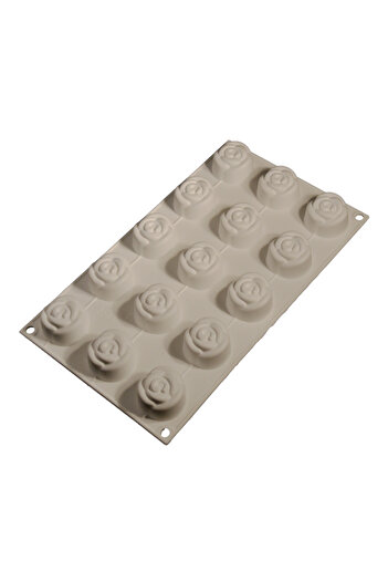 Cesil 15Pcs Mini Rose Silicone Mold