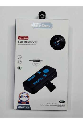 Go-Des Car Bluetooth Universal V4.1+EDR,3.5mm Port,GD-BT105