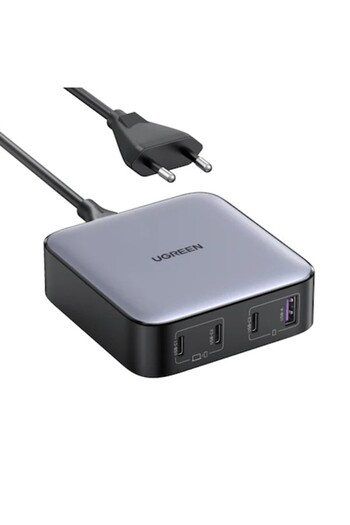 Ugreen Charging Station 100W, USB, 3x Type-C, Fast Charge, Cable Included, D75, Silicon, CD328