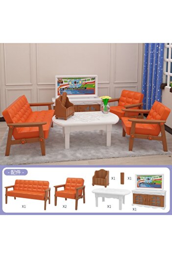 Choice6 Livingroom mini supermarket shopping games dollhouse furniture accessories Intellectual education to