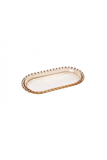 Karaca Platou de servire Glory, 25 cm, chihlimbar