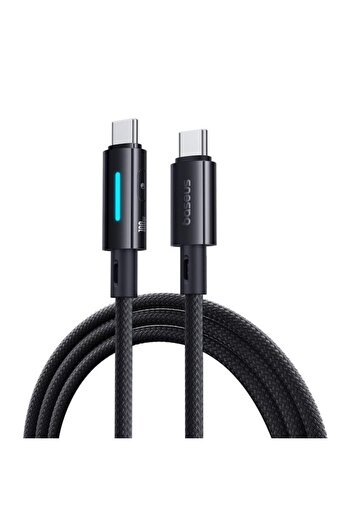 Baseus Type-C Cable with LED 100W E-marker Chip 1m - Lit - Cosmic Black
