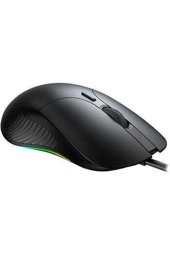 Stef's Cat Mouse cu Fir pentru Jocuri Video, 2400DPI, 5V, F21, Silicon, Black