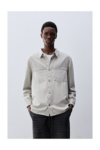 LEFTIES Men's Lightweight Denim Overshirt