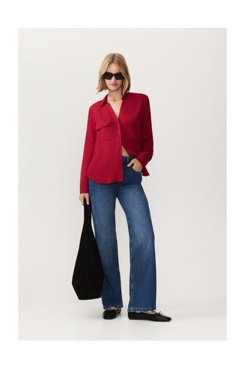 LEFTIES Woman Basic Flowing Shirt