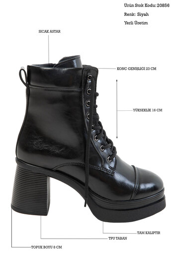 SOHO Black Women's Boots & Booties 20856