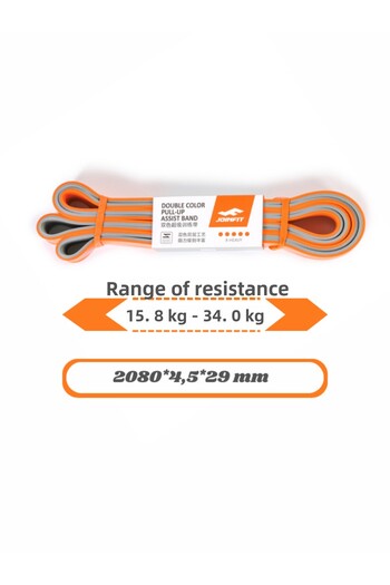 JOINFIT Resistance Band and Exercise Band Orange-Grey Heavy - 100% Natural Rubber