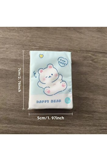 Hediye Rüzgarı Pack of 9 Children's Wipes |   Cute and Fun Suitable for School