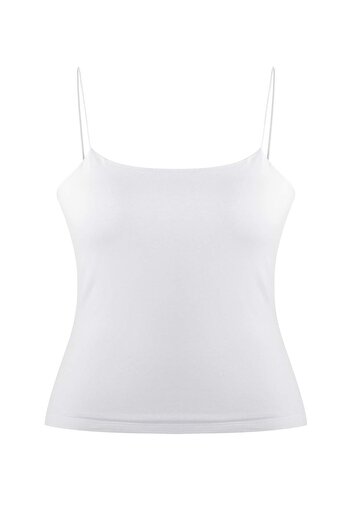 Trendyol Curve White 2 Pack Plus Size Tank Top Tbbss25Cv00018