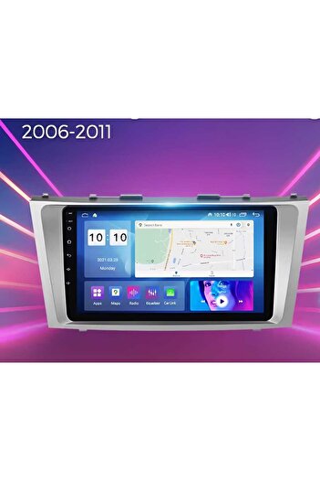 Toyota Android screen for Camry 2006-2011 (RAM 2 & Memory 32) supports Android Auto and CarPlay
