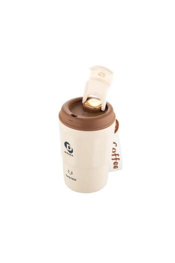 Daima Easy Go 380 ml Hot Cold Steel Cream Thermos