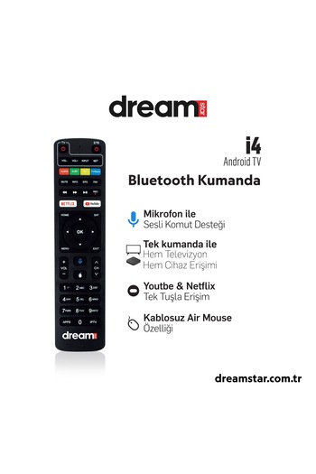 Dreamstar I4 Android Tv Box |   Android 14 |   Voice Command Support |   4Gb Ram 32Gb Memory