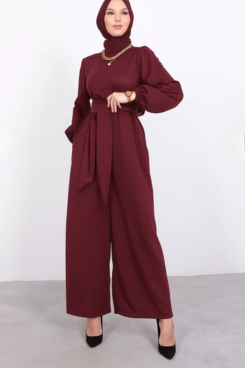 Lamia Giyim Wide Belt Wrapped Hijab