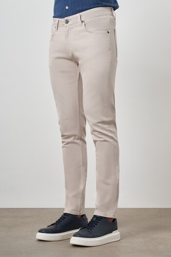 Morven Erkek Taş Pamuk 5 Cep Slim Fit Jean Kot Pantolon