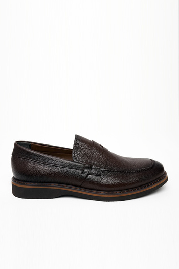 Morven Men's Brown Seasonal Analine Eva Sole Shoes