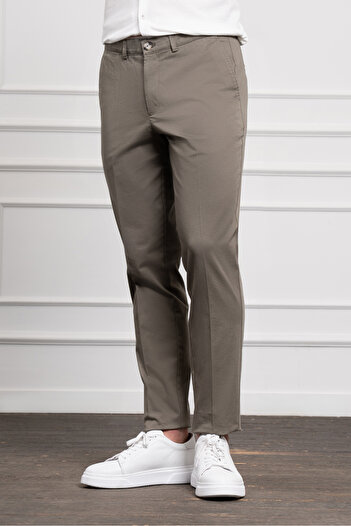 Morven Чоловічі зелені штани Dynamic Fit Chino