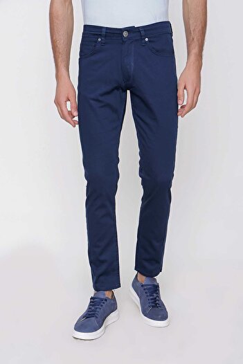 Morven Men's Parliament Cotton 5 Pocket Slim Fit Slim Fit Trousers
