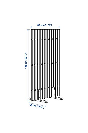 IKEA Nammarö Paravan, Açık Kahverengi, 140x80x50 Cm