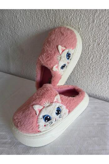 Benittokids Women's Cat Plush Comfortable Home Slippers 25Bnt133