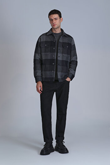 Lufian Anton Smart Jean Erkek Pantolon Slim Fit Siyah