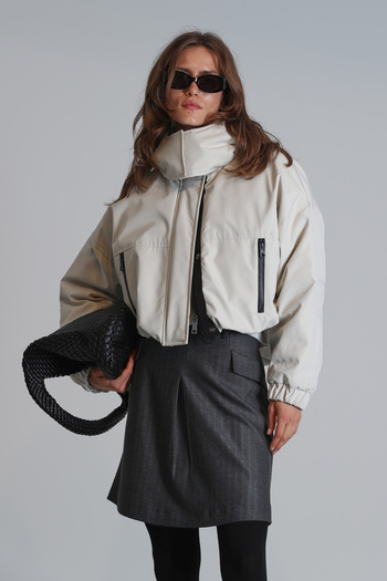 Lufian Apot Goose down Women's Coat Cream