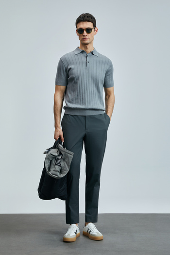 Lufian Alex Smart Green Men's Slim Fit Chino Pants