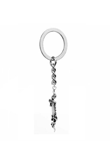 Herşey Nota Breloc unisex din metal cu figură de fantomă în mărgele – accesoriu original cu tematică gotică și misterioasă