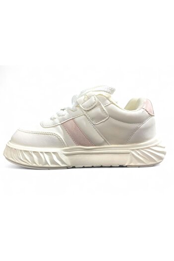 M.P. M.P 252-3521 Casual Sports Children's Shoes - White-Pink - 33