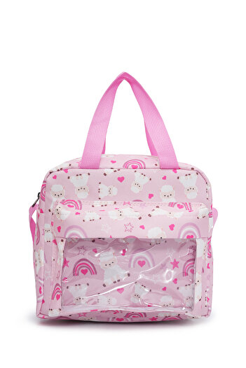 Crambler Cute Lambs Thermal Lunch Bag, Girls & Boys Kawaii Style Insulated Lunch Box