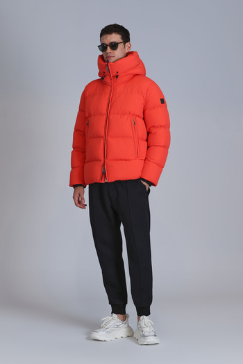 Lufian Tommy Goose Down Men's Coat Orange
