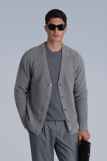 Lufian Toscano Men's Mink Cardigan