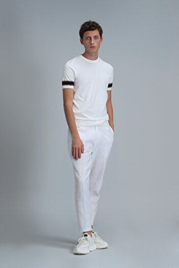 Lufian Lucy Men's Sweater Ecru