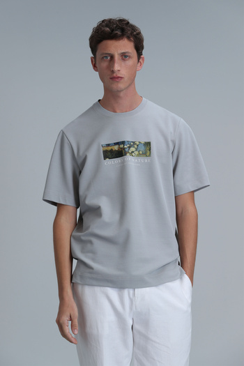 Lufian Μπλουζάκι μοντέρνο γραφικό Bıanca Mint Green