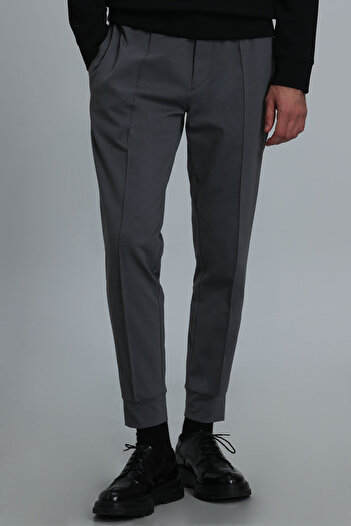 Lufian Pito Jogger Pants Slim Fit Gray