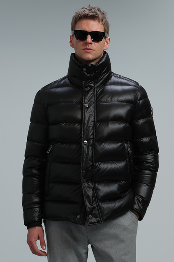 Lufian Dante Goose Feather Men's Coat Black
