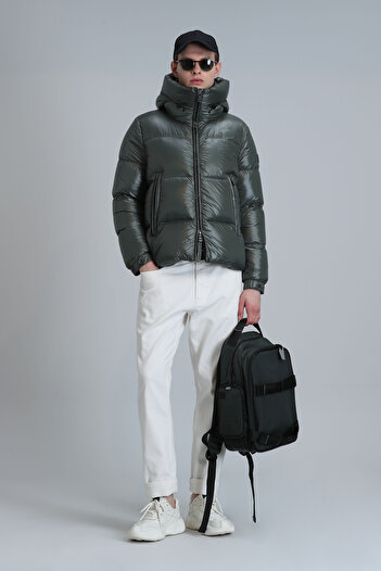 Lufian Douglas Goose Feather Men's Coat Khaki