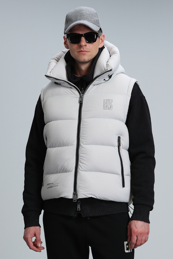 Lufian Moses Goose Feather - Men's Vest Stone
