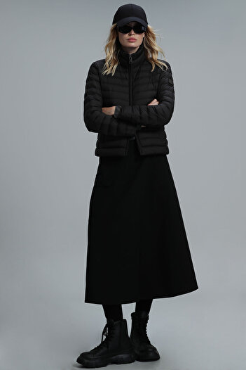 Lufian Mary Goose down Women's Coat Black