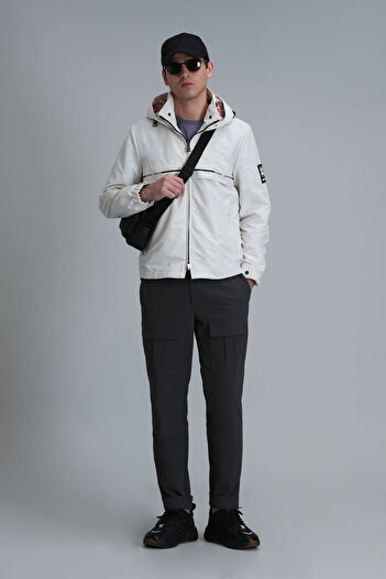 Lufian Damon Men's Jacket Ecru