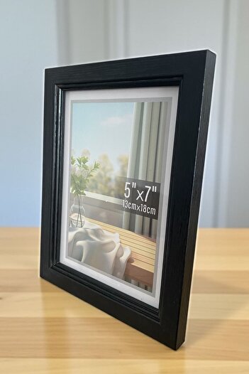 BSP Wooden Picture Frame Picture Size Height 13cm Width 18cm (with Glass)