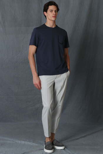Lufian Sirius Modern Graphic T-Shirt Anthracite