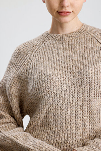 Figo Straight Cut Raglan Sleeve Sweater