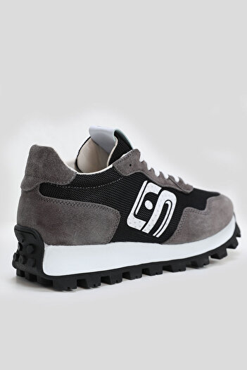 Lufian Arthur Black Men's Leather Sneakers