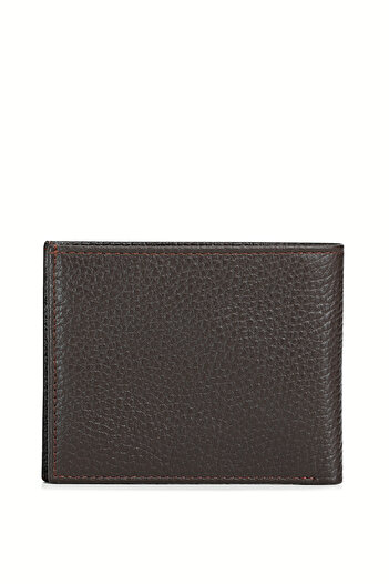 Lufian Men's Leather Card Holder Jimmy - Brown