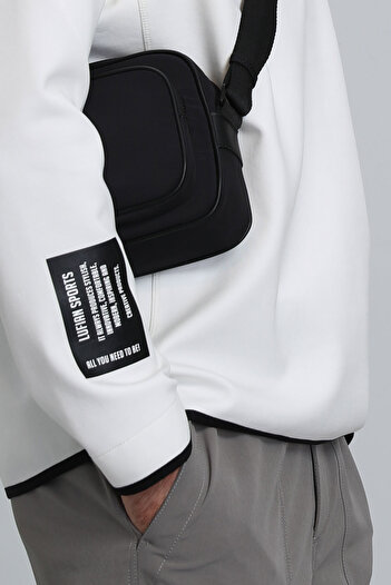 Lufian Ανδρικό φούτερ Davın Off White