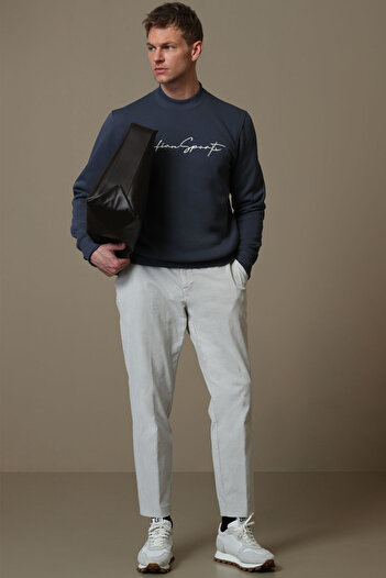 Lufian Lowe Erkek Sweatshirt Antrasit