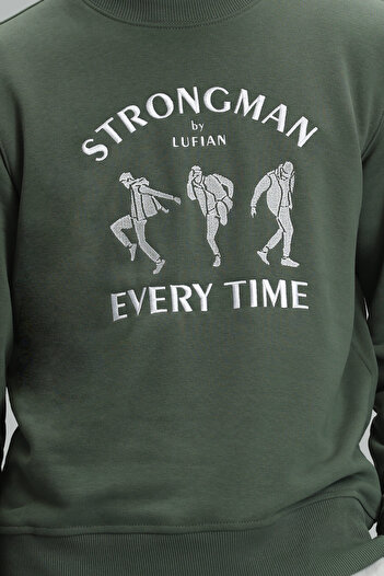 Lufian Edwın Erkek Sweatshirt Yeşil